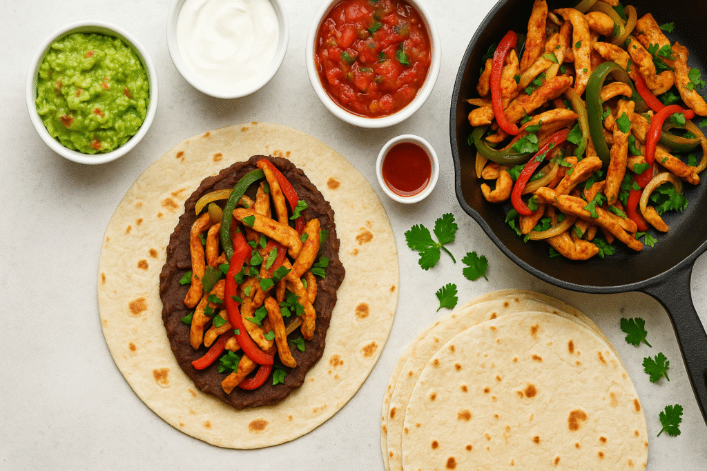 kanafajitad tex-mex stiilis