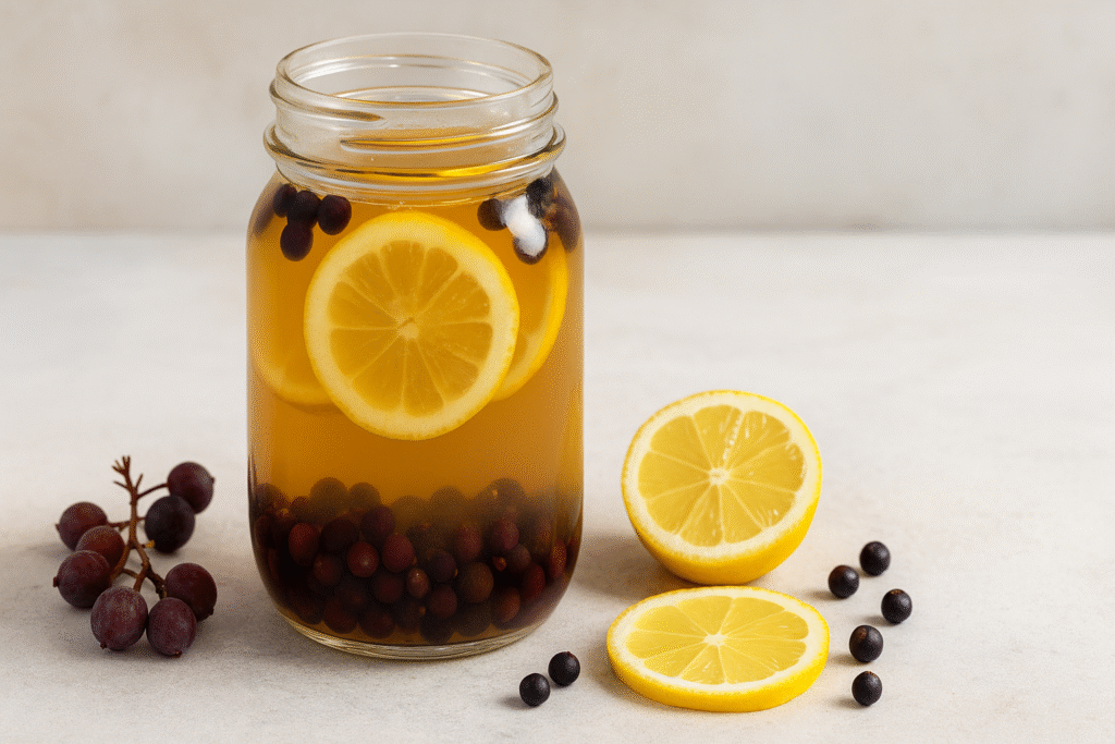 fermenteeritud kadakamarjajook fermenteeritud kadakamarjajook