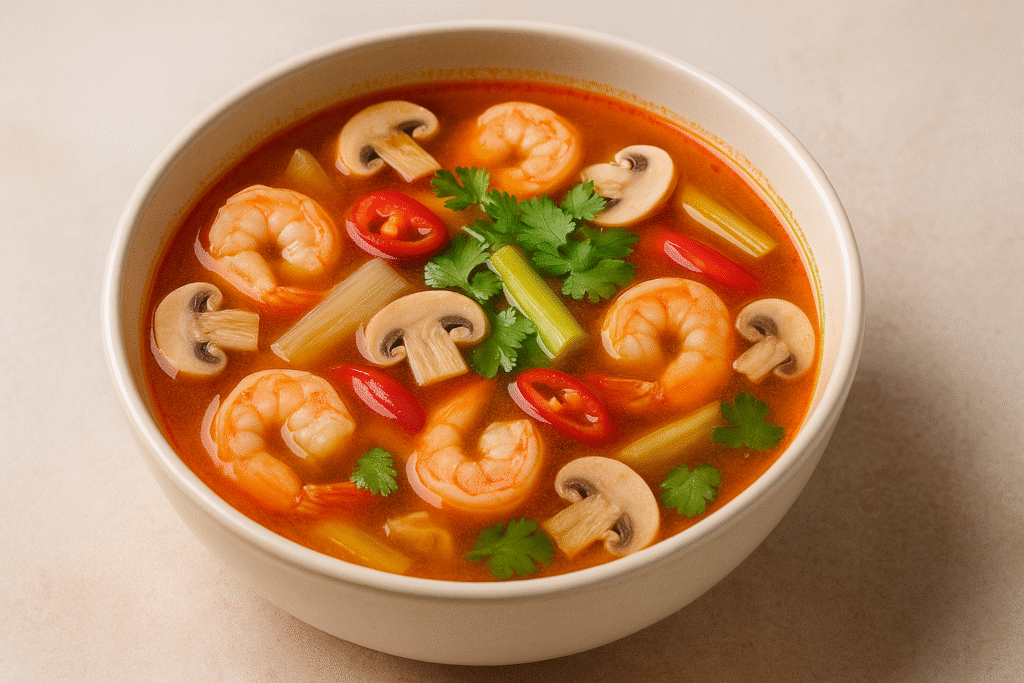 tom yum goong teravhapu krevetisupp