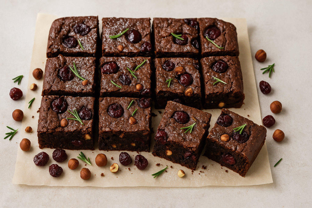 nigella black forest brownie-ruudud